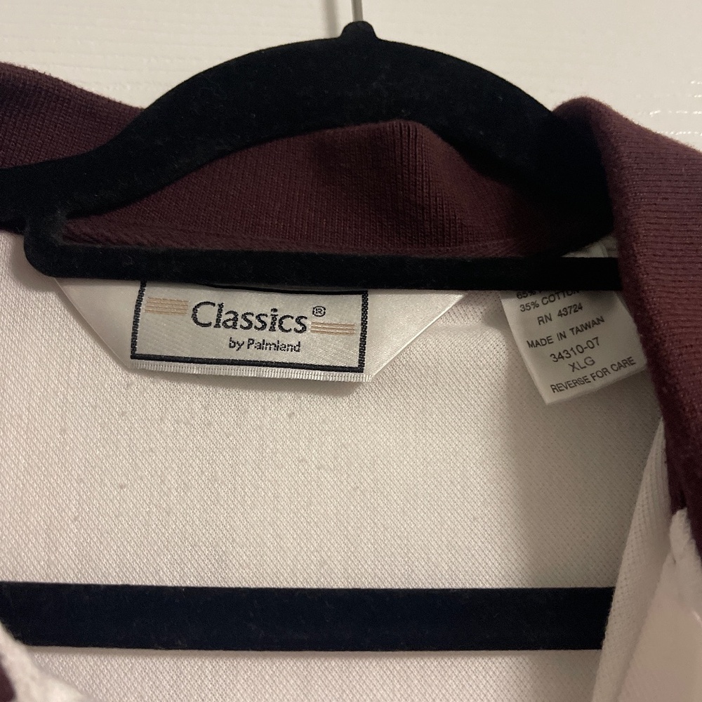 Men's Collared Shirt Classics By Palmland Size XLG - Picture 2 of 4